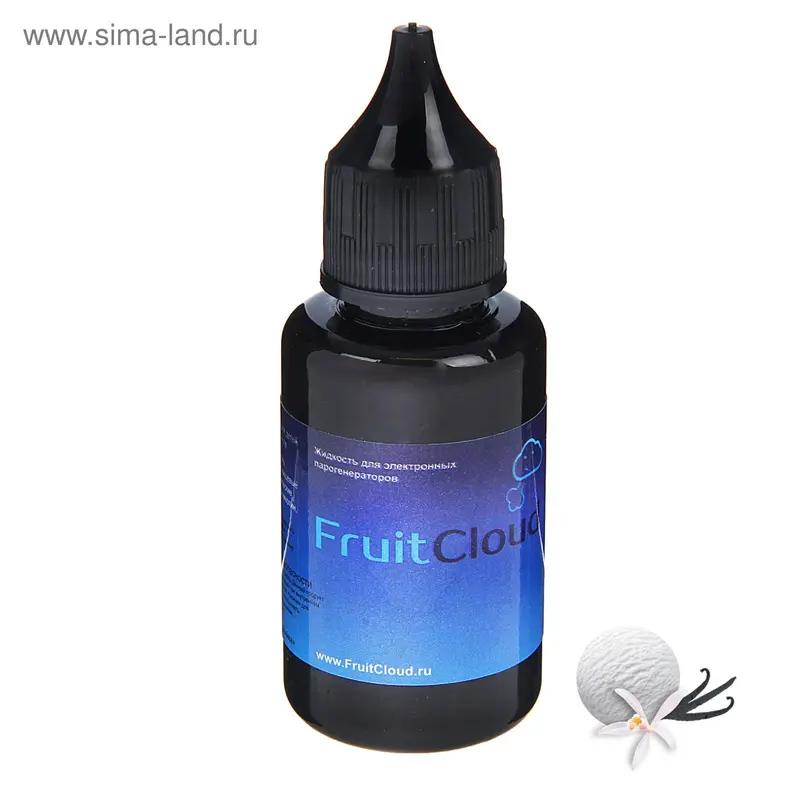 жидкость для многоразовых ЭИ FruitCloud 1 мг 30мл (Ванильный крем)