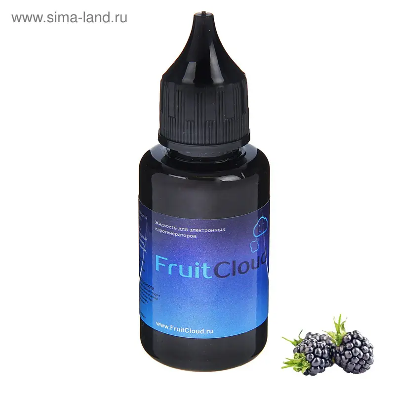 Жидкость для многоразовых ЭИ Fruit Cloud, ежевика, 1 мг, 30 мл