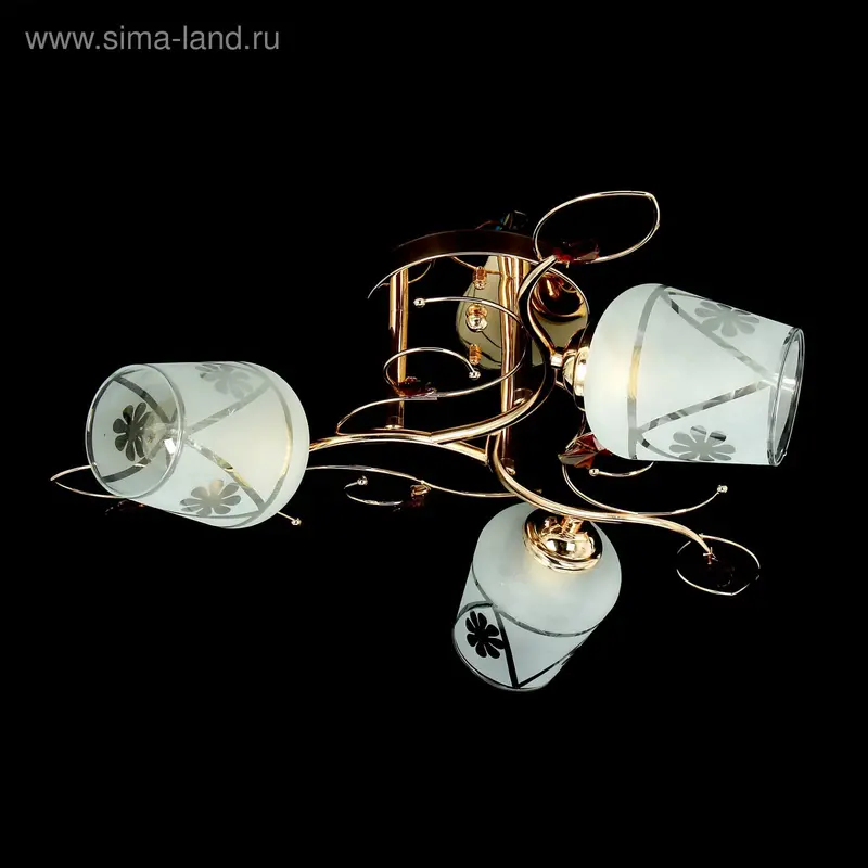 Люстра "Забвение" 3 рожка МИКС (220V 40W E27)