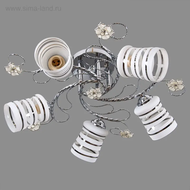 Люстра "Вечность" 5 рожков МИКС (220V 40W E27)