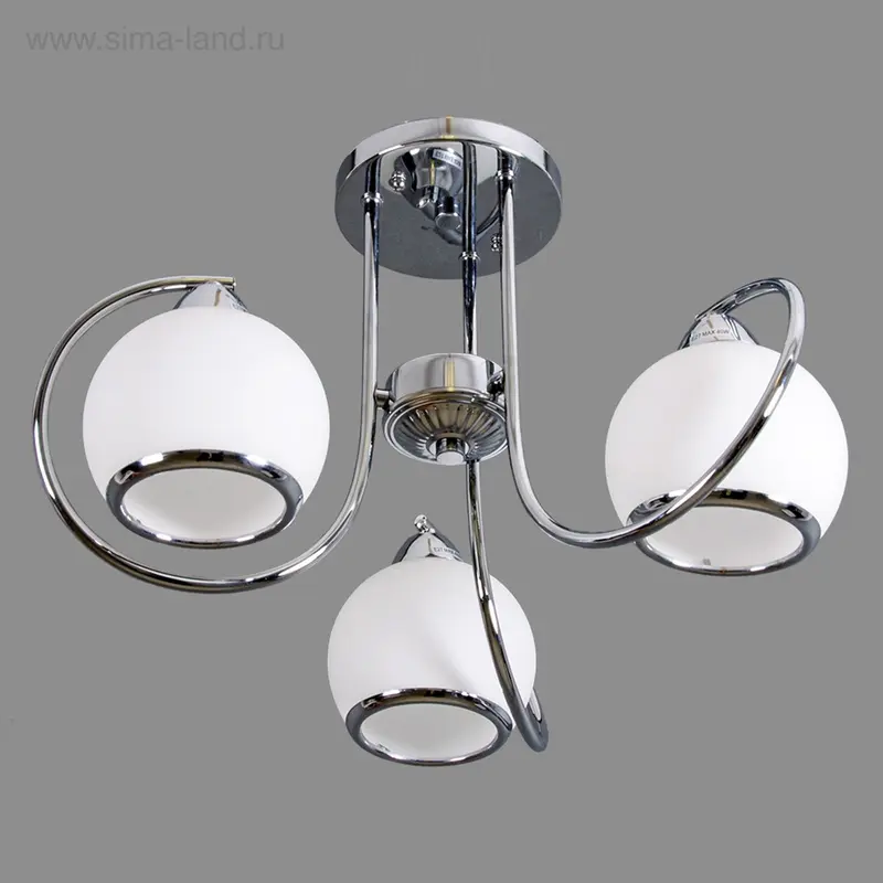 Люстра "Анжелика" 3 рожка МИКС (220V 15W E27)