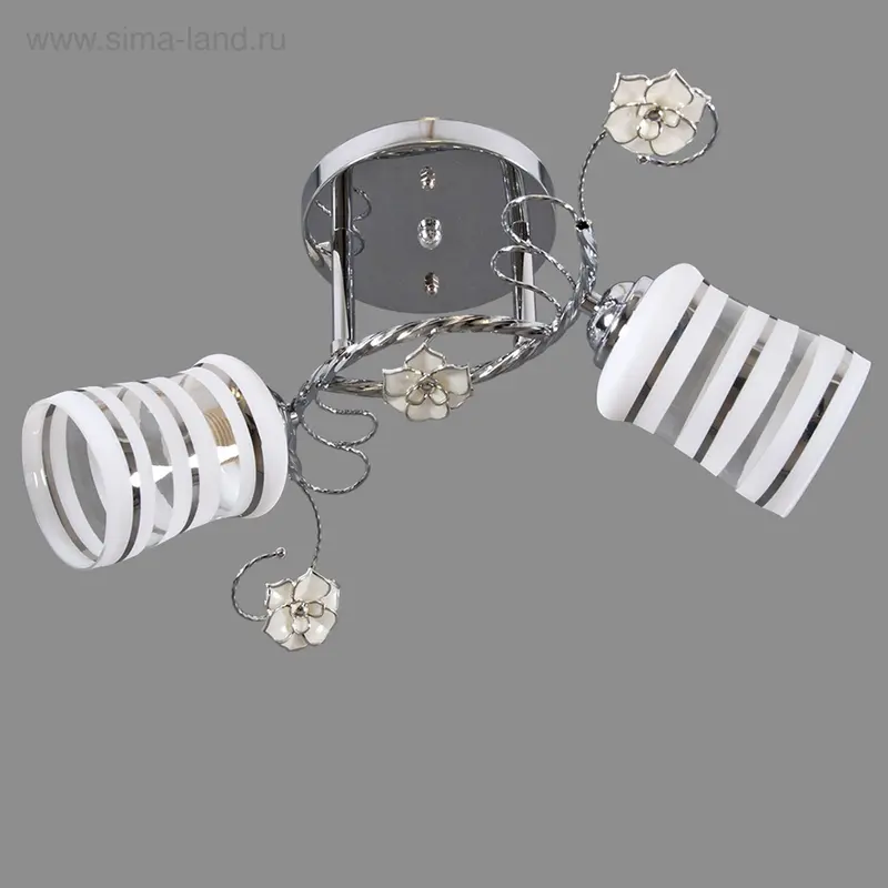 Люстра "Вечность" 2 рожка МИКС (220V 40W E27)