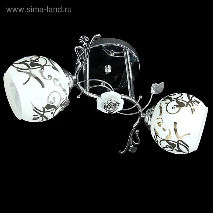 Люстра "Ампир" 2 рожка МИКС (220V 40W E27)