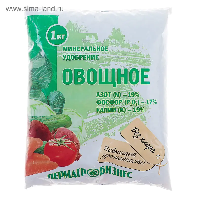 Удобрение минеральное Овощное, 1 кг