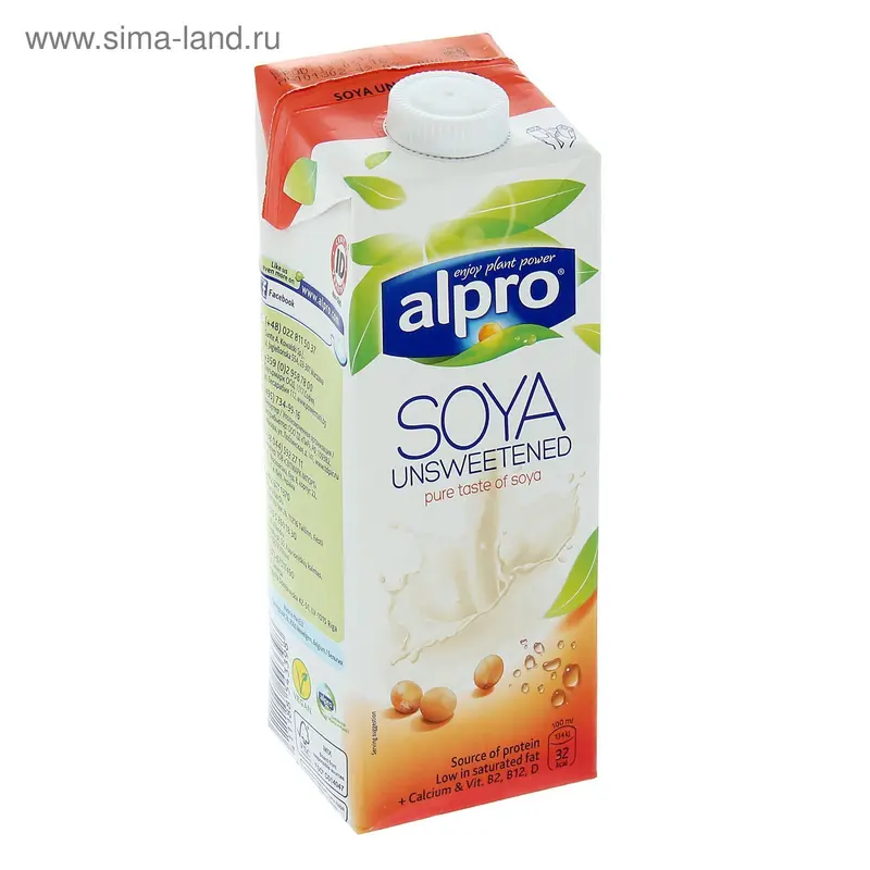 Соевый напиток ALPRO без сахара, без соли, 1 л