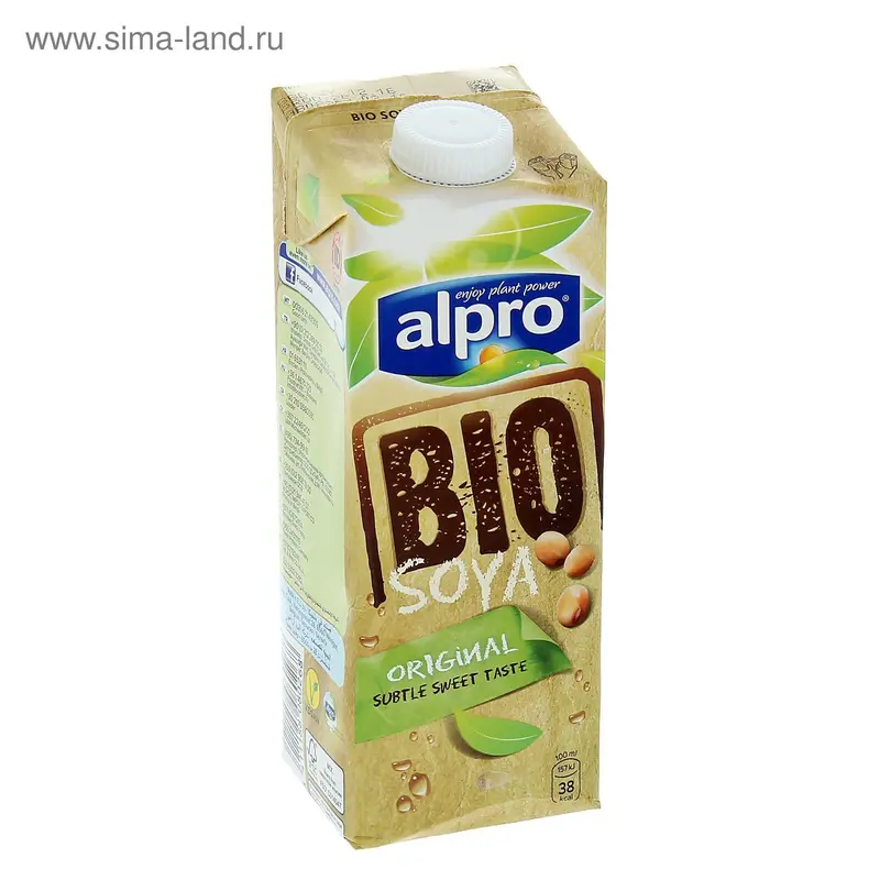 Соевый напиток ALPRO натуральный Bio Nature, 1 л