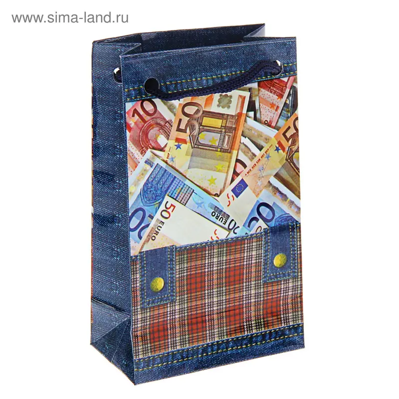 Пакет подарочный "Возможности" 12,3 x 7,4 x 4 см