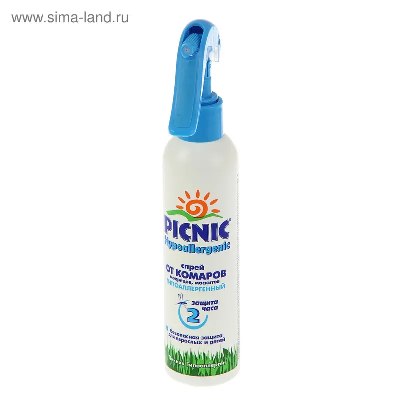 Спрей от комаров Picnic Hypoallergenic, 180 мл