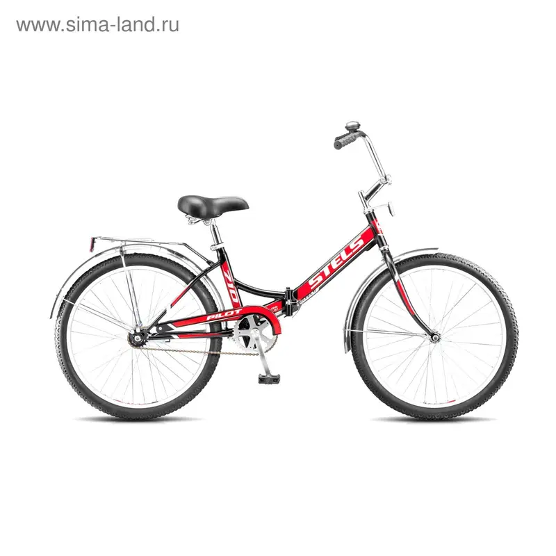 Велосипед 24" Stels Pilot-710, 2015, цвет красный, размер 16"