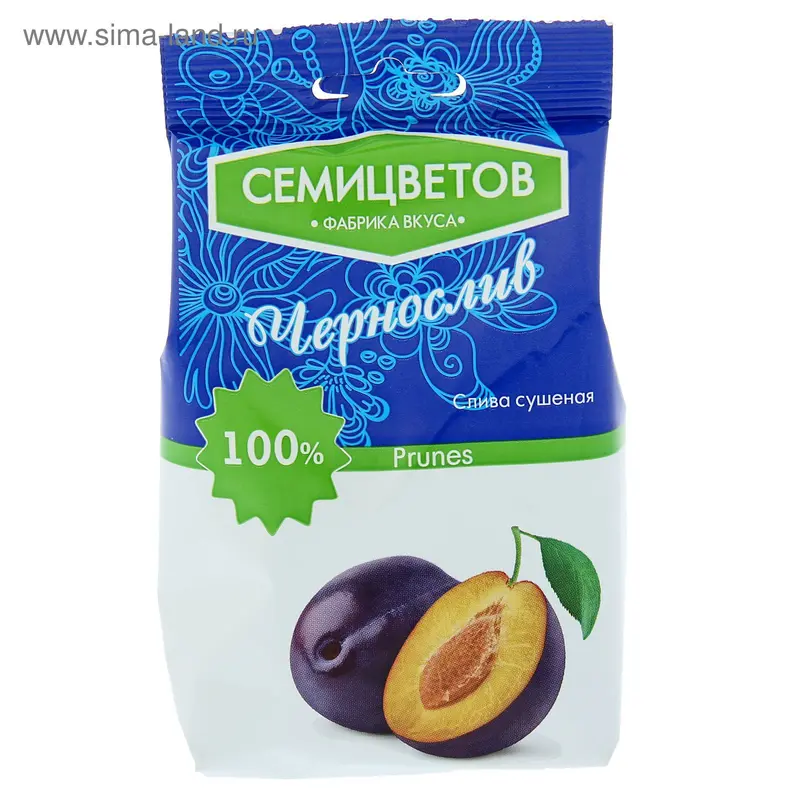 Чернослив сушеный Семицветов, 250 г