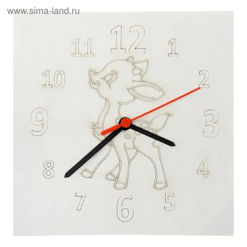 Песочные часы "Оленёнок": механизм, 3 стрелки, крючок