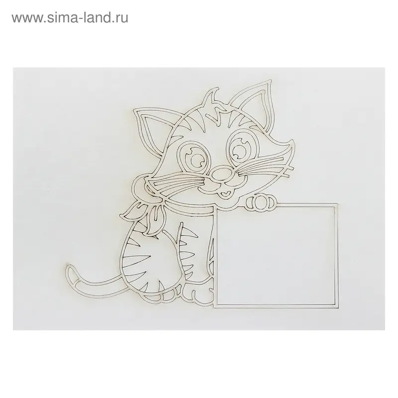 Песочная рамка "Кошка"