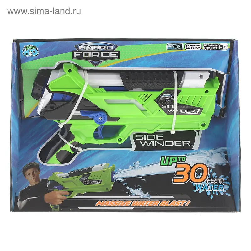 Водное оружие Hydro Force + картридж на 300 мл Side Winder