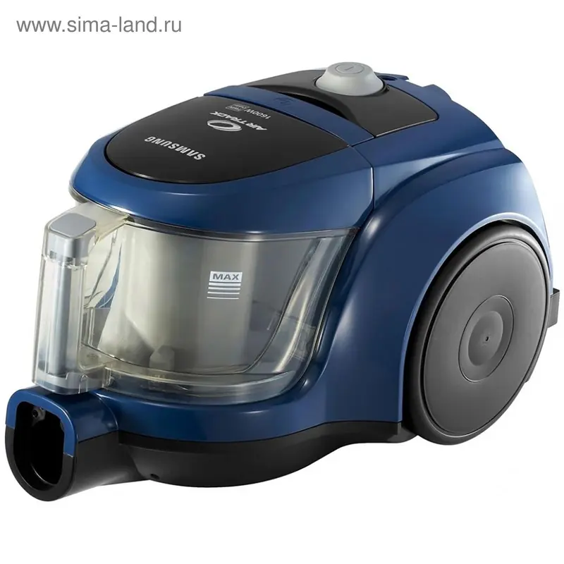 Пылесос Samsung SC4520S3B, 1600/350 Вт, 1.3 л, синий