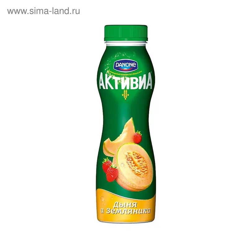 АКТИВИА ПИТЬЕВАЯ 290г. Дыня-Земляника
