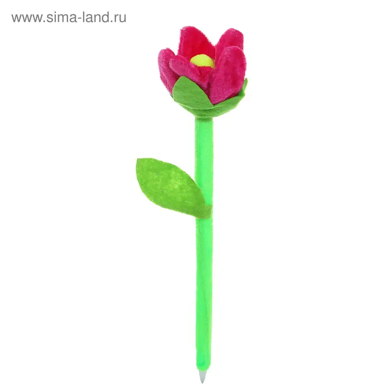 Мягкая ручка "Цветочек", цвета МИКС