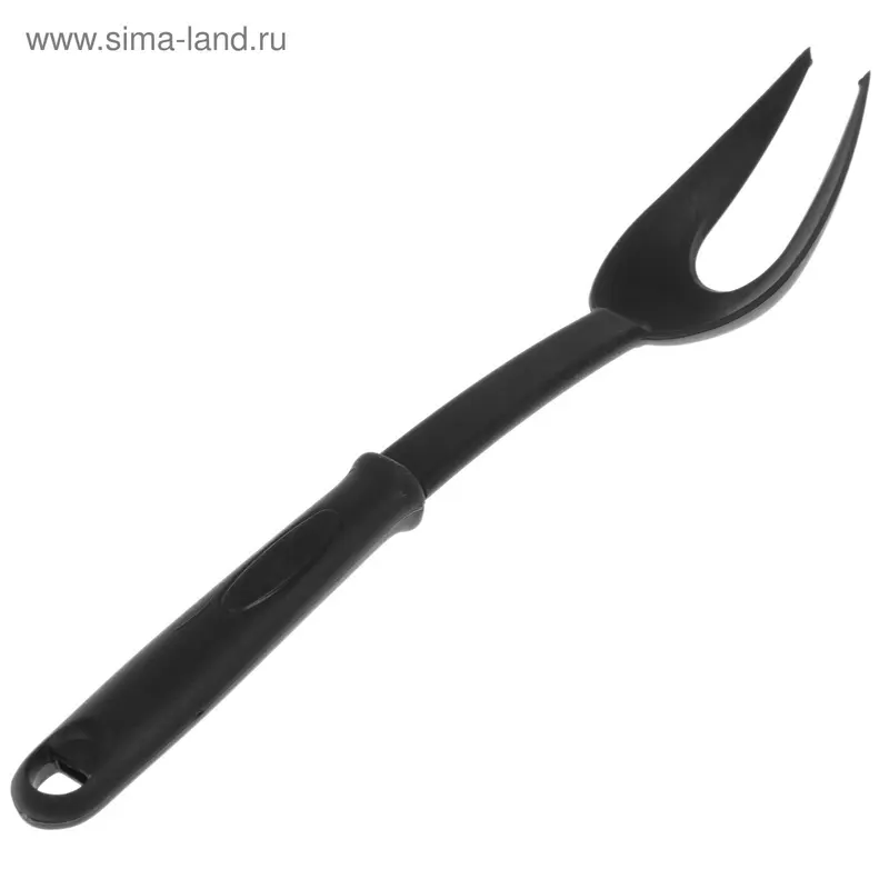 Вилка кухонная, цвет черный