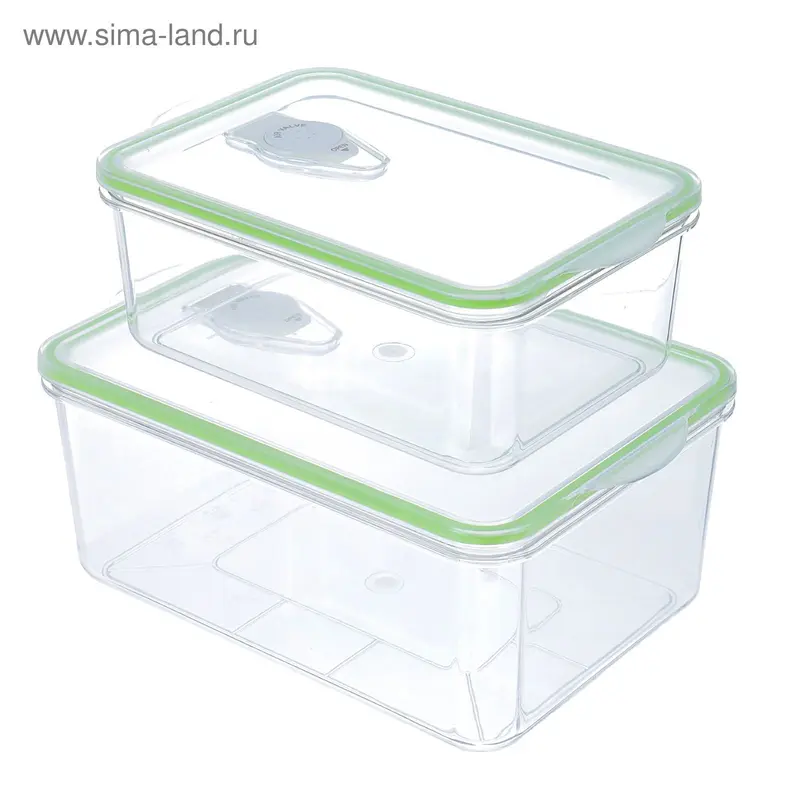 Набор контейнеров для вакууматора Kitfort RN-1500-01: 1.3 л, 2.6 л