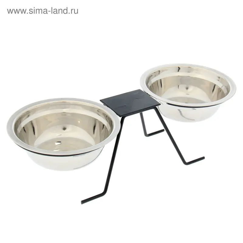 Подставка напольная с мисками, 2 х 0,35 л