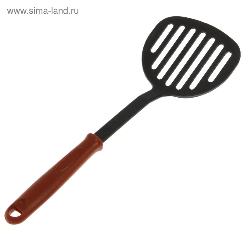 Лопатка кухонная, цвет коричнево-черный