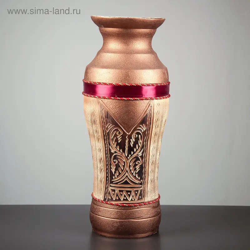 Ваза напольная "Весна" ангоб