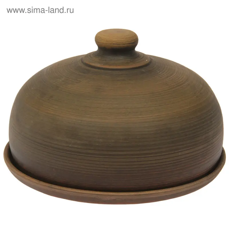 Хлебница гладкая, красная глина