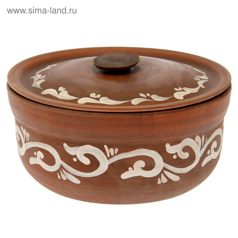 Кастрюля "Этно" орнамент, рисовка, 2,2 л