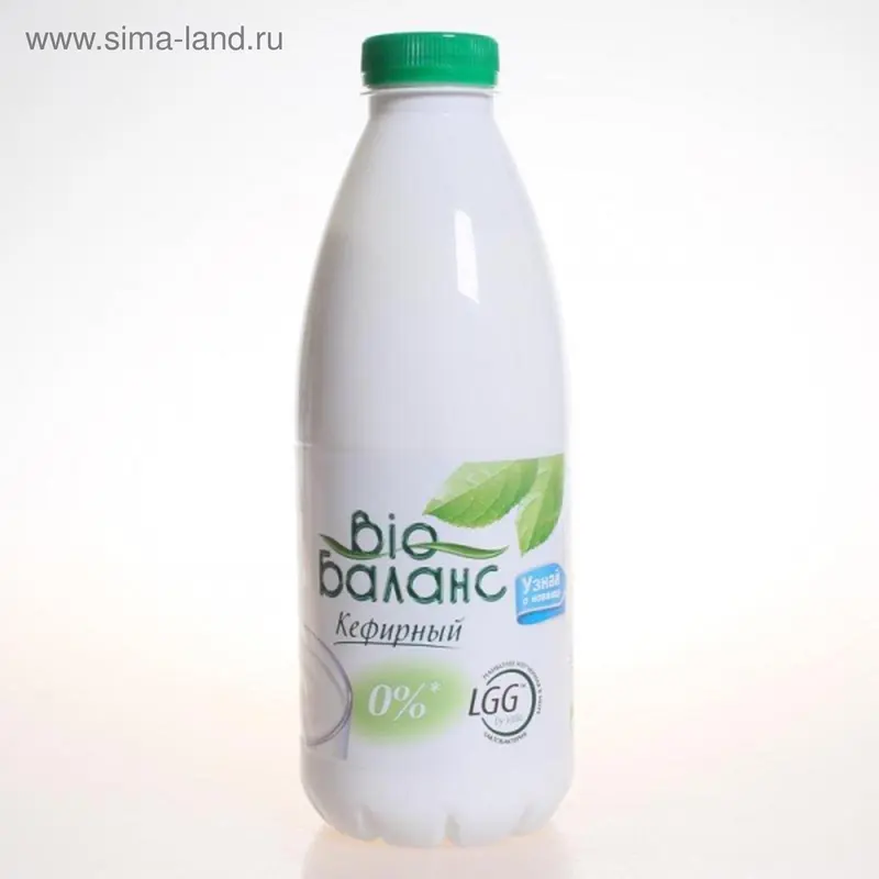 Био-Баланс Кефирный биопродукт (обезжиренный) 0% 930г
