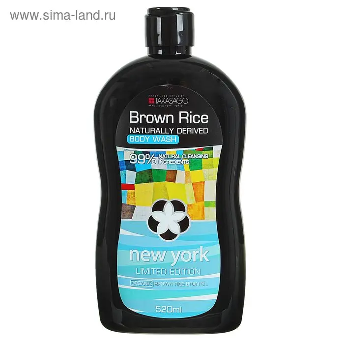 Гель для душа Brown Rice New York, 520 мл