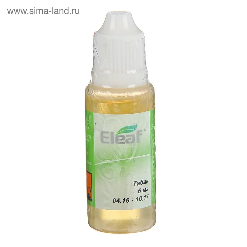жидкость для многоразовых ЭИ Eleaf, 20 мл, 6 мг (Табак)
