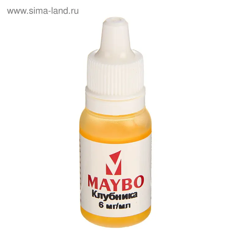 Жидкость для многоразовых ЭИ Maybo, клубника, 6 мг