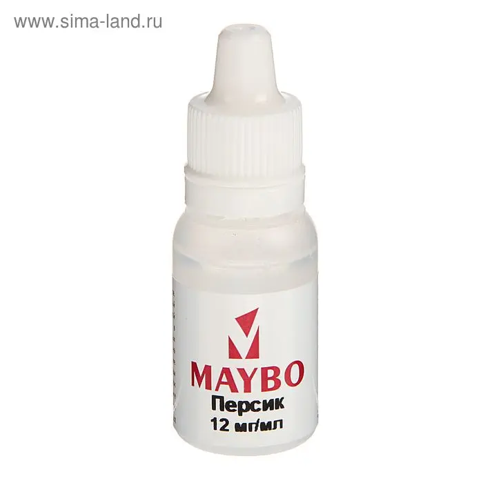 Жидкость для многоразовых ЭИ Maybo, персик, 12 мг, 10 мл