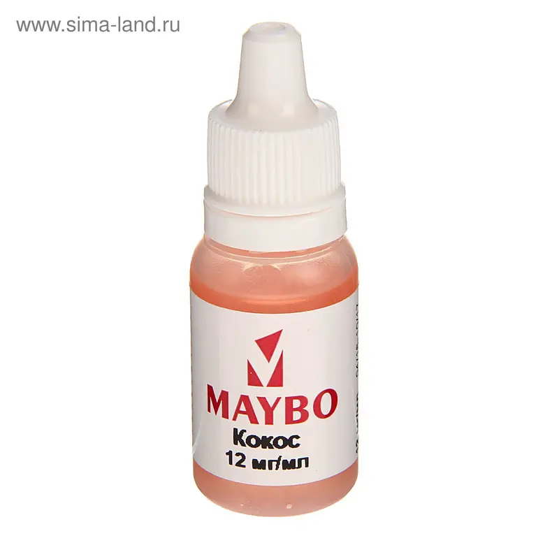 Жидкость для многоразовых ЭИ Maybo, кокос, 12 мг, 10 мл