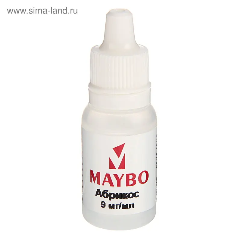 Жидкость для многоразовых ЭИ Maybo, абрикос, 9 мг, 10 мл