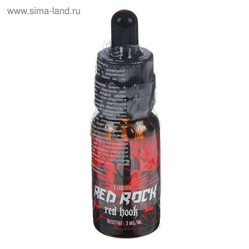 Жидкость для многоразовых ЭИ Red Rock, Red Hook, 3 мг, 20 мл