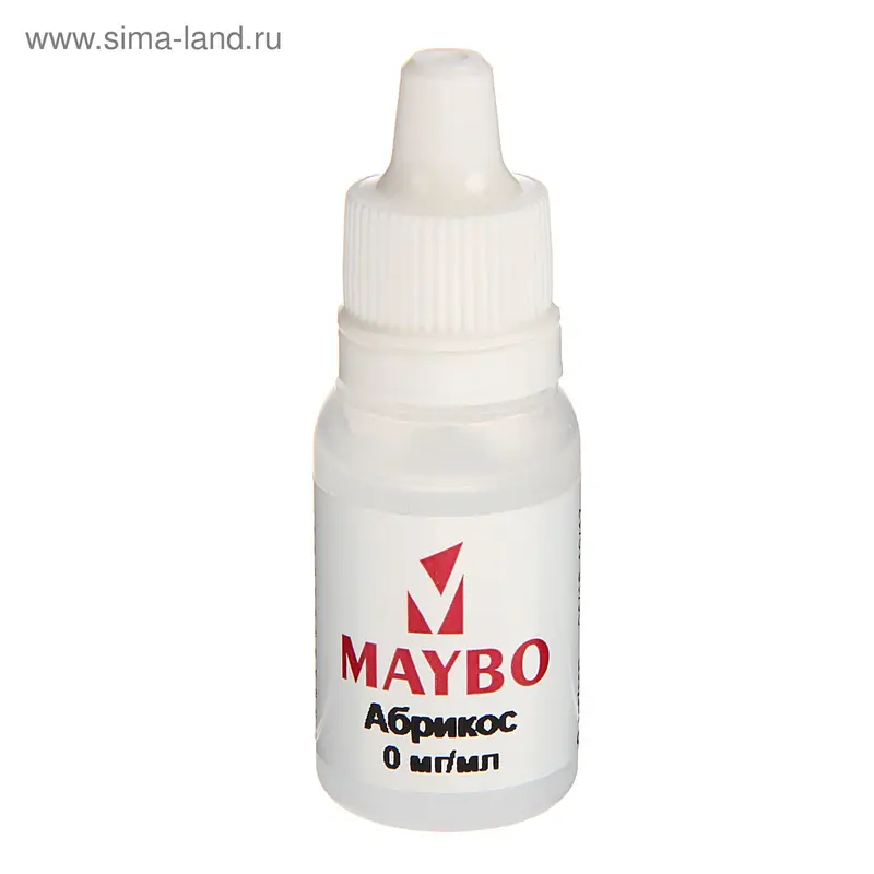 Жидкость для многоразовых ЭИ Maybo, абрикос, 0 мг, 10 мл