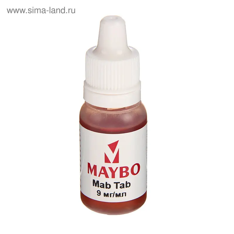 Жидкость для многоразовых ЭИ Maybo, Mab Tab, 9 мг, 10 мл