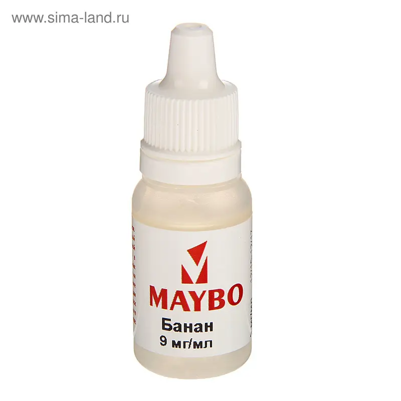 Жидкость для многоразовых ЭИ Maybo, банан, 9 мг, 10 мл
