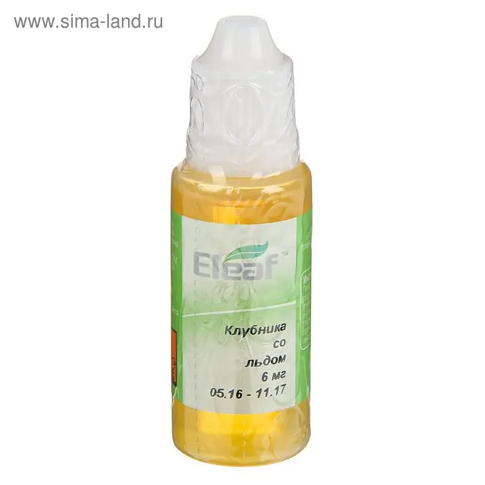 Жидкость для многоразовых ЭИ Eleaf, клубника со льдом, 6 мг, 20 мл