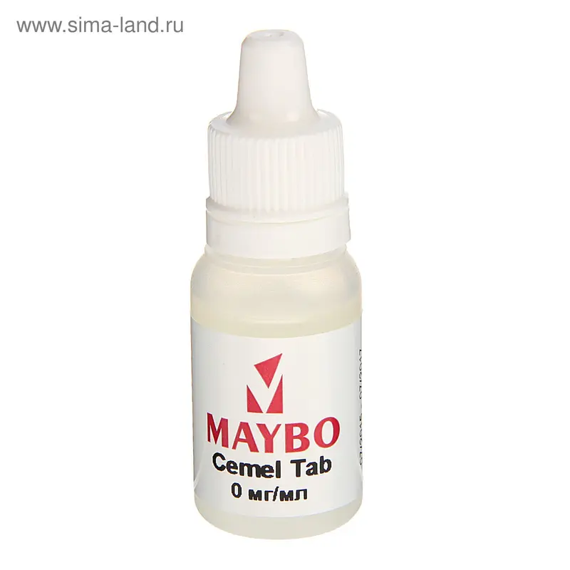 Жидкость для многоразовых ЭИ Maybo, Cemel Tab, 0 мг, 10 мл