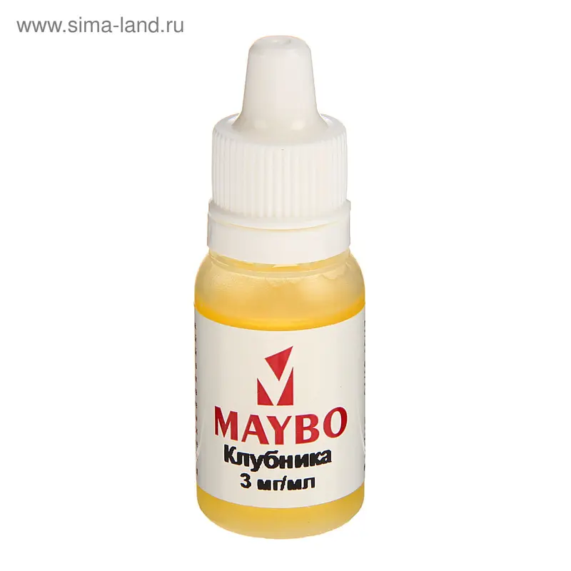 Жидкость для многоразовых ЭИ Maybo, клубника, 3 мг, 10 мл