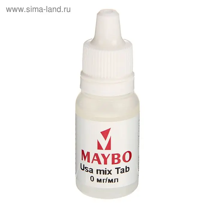 Жидкость для многоразовых ЭИ Maybo, Usa mix Tab, 0 мг, 10 мл