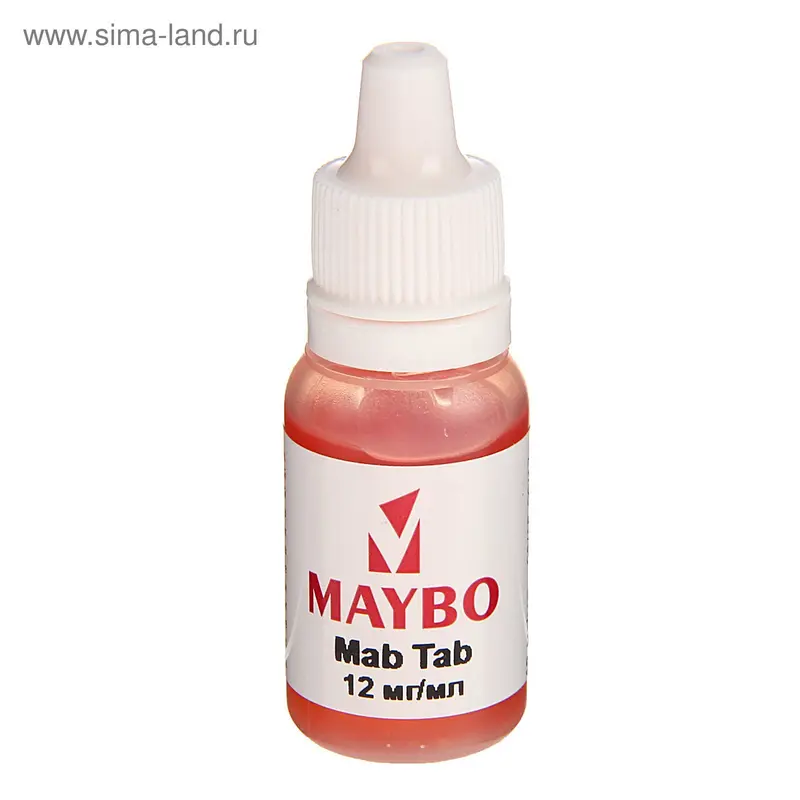 Жидкость для многоразовых ЭИ Maybo, Mab Tab, 12 мг, 10 мл