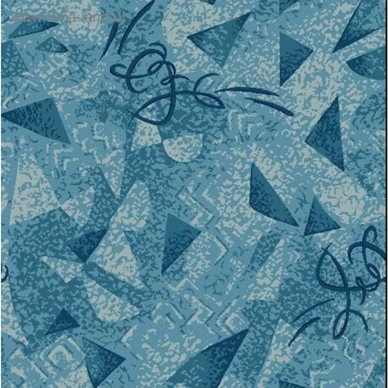 Палас Карамель 200х250 см, синий, войлок, 195 г/м2