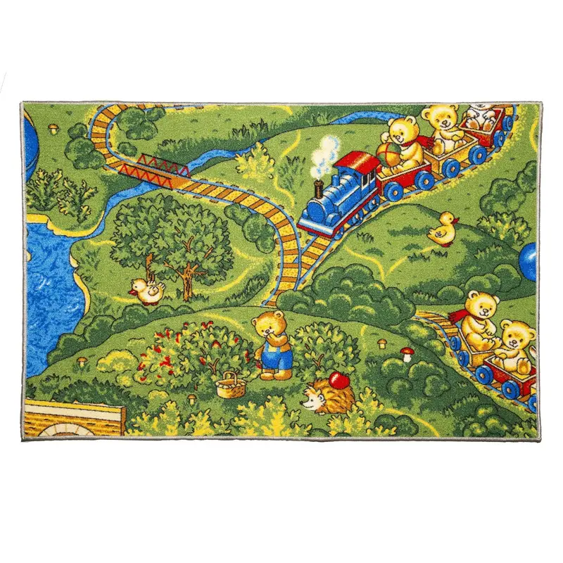 Палас «Малиновка», 200×350 см, зелёный