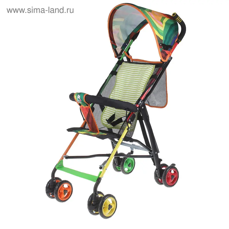 Коляска-трость «Радуга-1», цвета МИКС