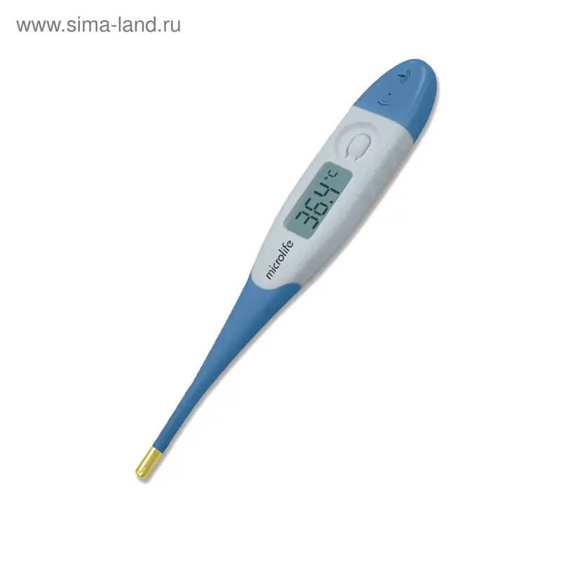 Термометр электронный Microlife МТ 1931, водонепроницаемый, гибкий наконечник, память