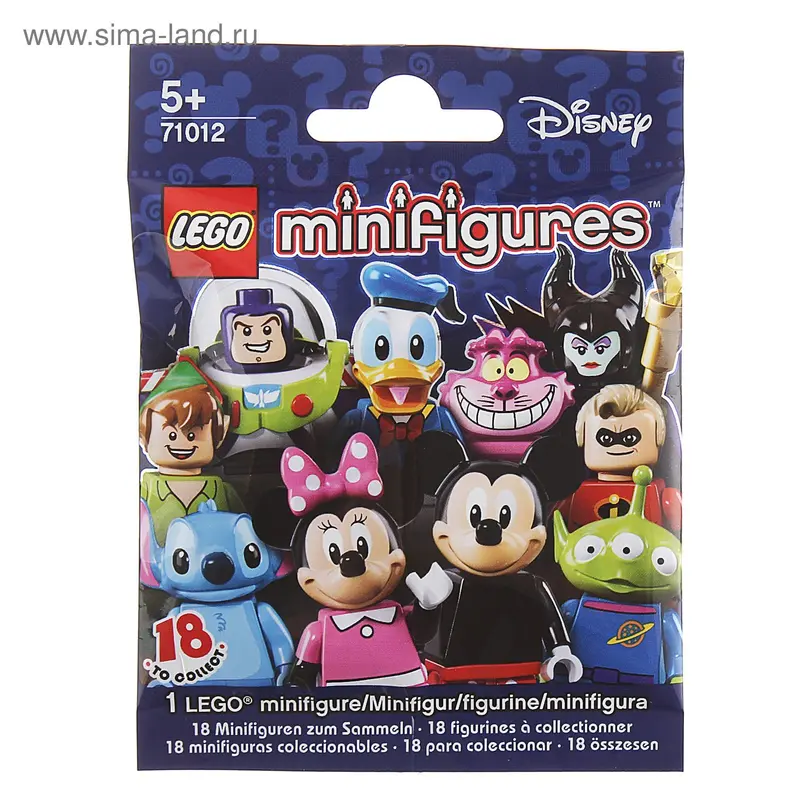 Конструктор Минифигурки LEGO®, серия Дисней® 71012
