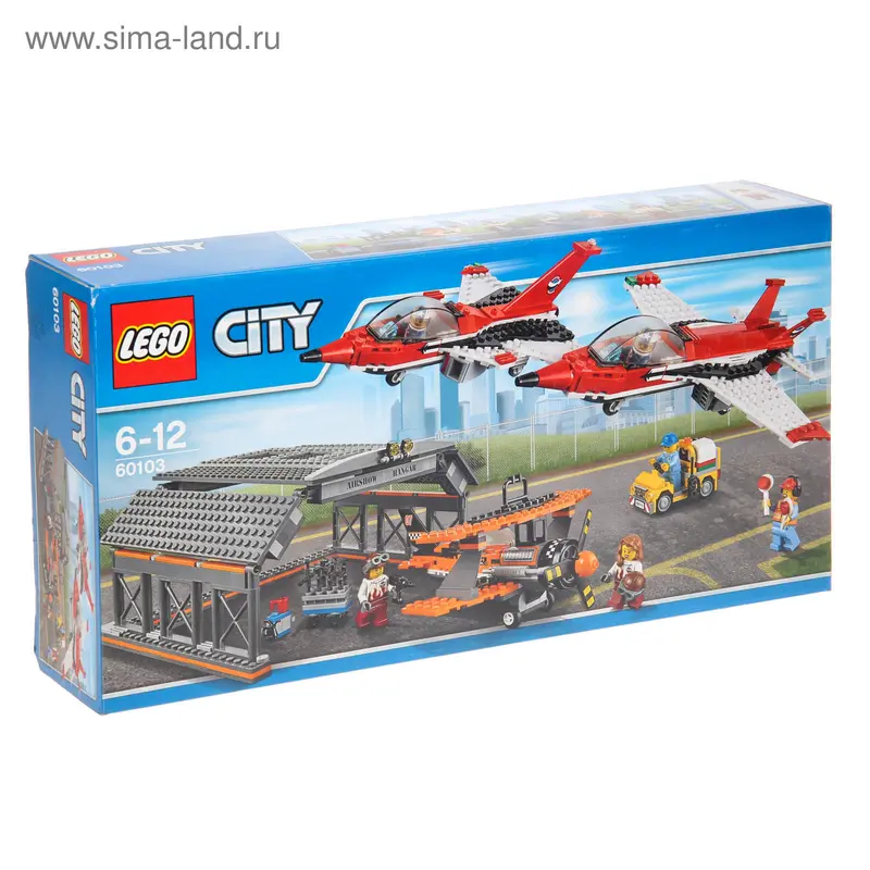 Конструктор "Город. Авиашоу", 670 деталей