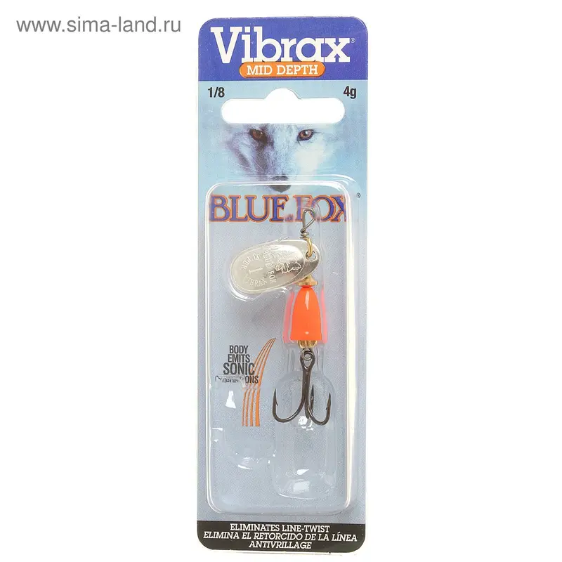 Блесна Blue Fox BFF1/SFR, вес 4 г